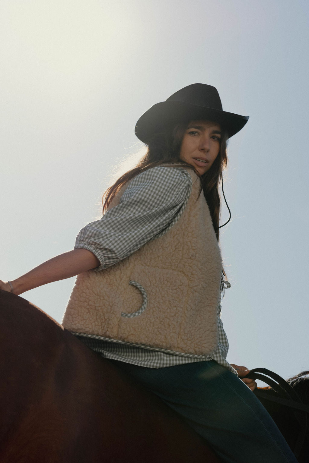 Dwustronna kamizelka RANCH szałwia