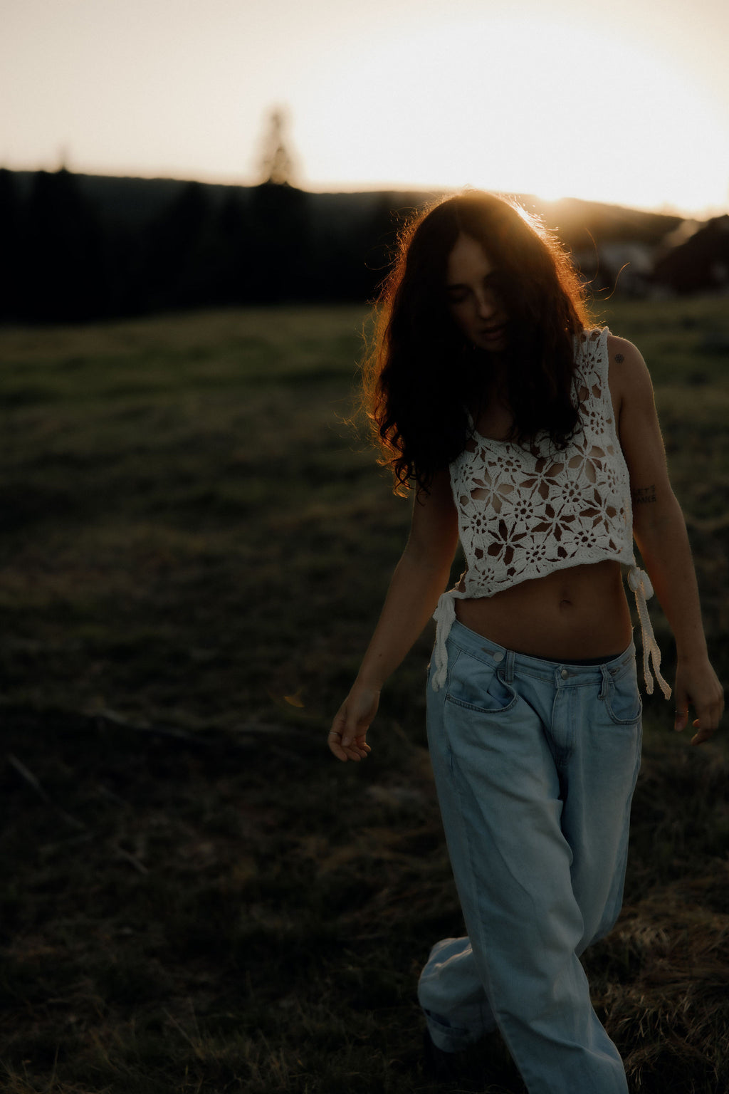 Szydełkowy top FRYGA